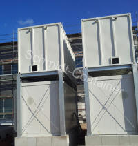 Technikcontainer fr Pelletanlage