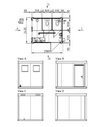 WC Container, Toilettencontainer (Herren WC)